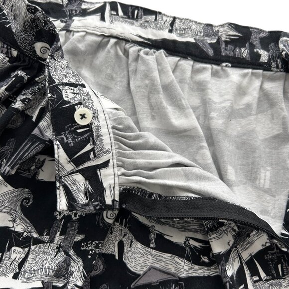 Disney Jack Skellington The Nightmare Before Christmas Pleated Skirt (2XL) - Picture 7 of 16